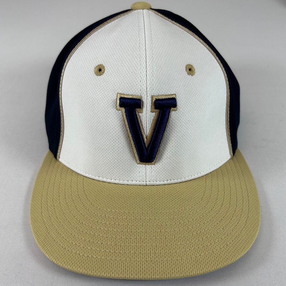 Gold Vipers Baseball Hat Mens L XL Pacific Headwear D-Series Blue White Gold Cap